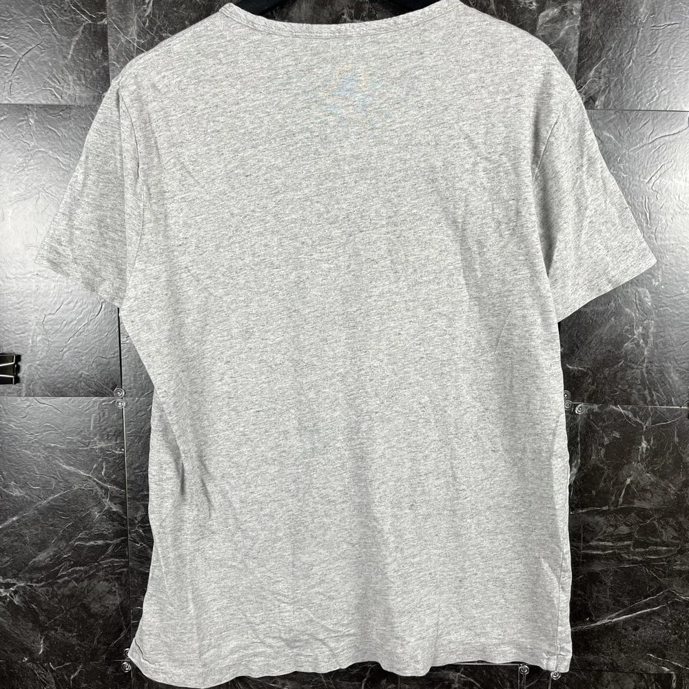 Polo Ralph Lauren Men's Grey Vtg Tiger Slim Shirt Large